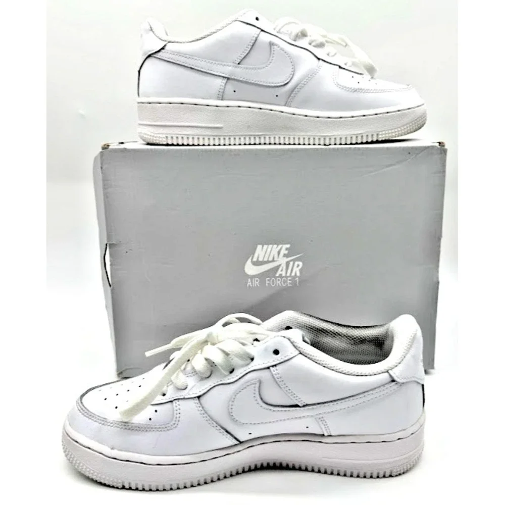 Nike Air Force 1 LE GS Custom Graffiti White Pink DH2920-111 Boys 7Y EU40